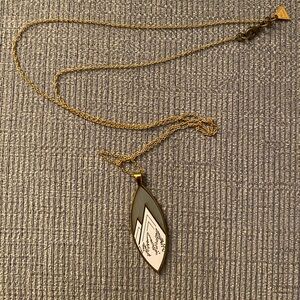 Ugly Bunny brass reversible necklace - hand-made in Kelowna, BC